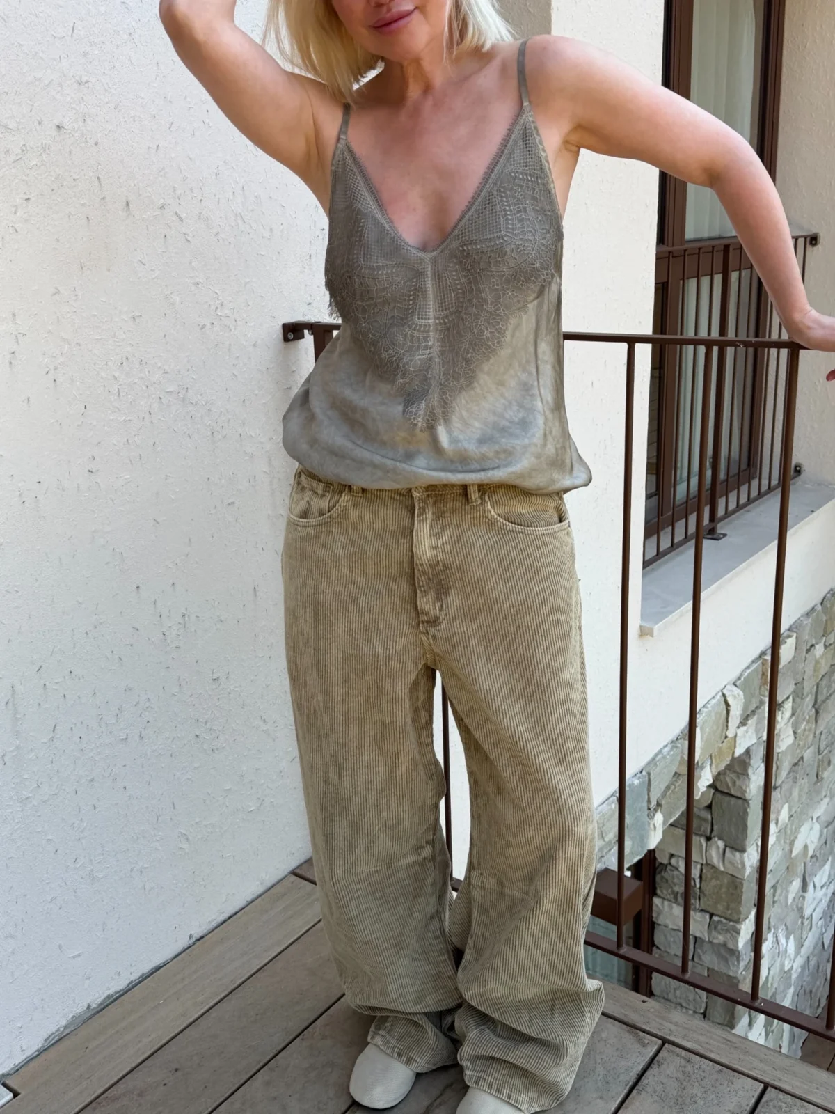 Oversize-Cordhose
