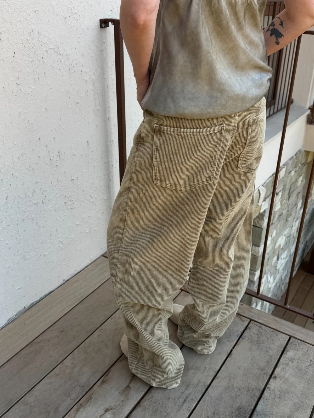Oversize-Cordhose